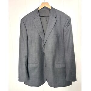 Lauren Ralph Lauren Mens 48L Gray 100% Wool Two Button Blazer Sport Coat career
